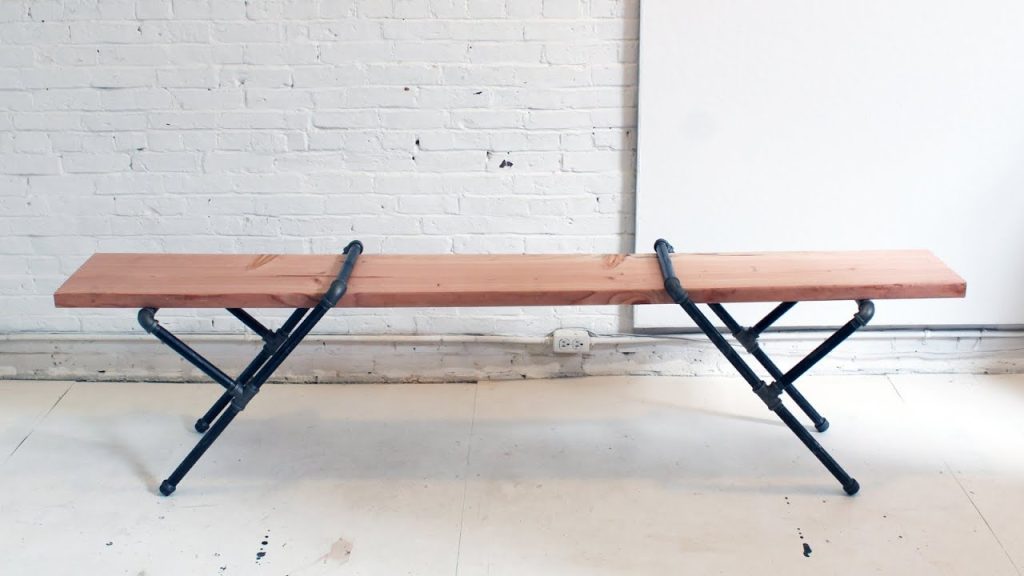 How To Make A 60 Inch Bench With Plumbing Pipe
