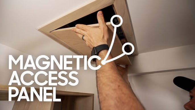 How to Make an Access Panel for Plumbing on the Ceiling