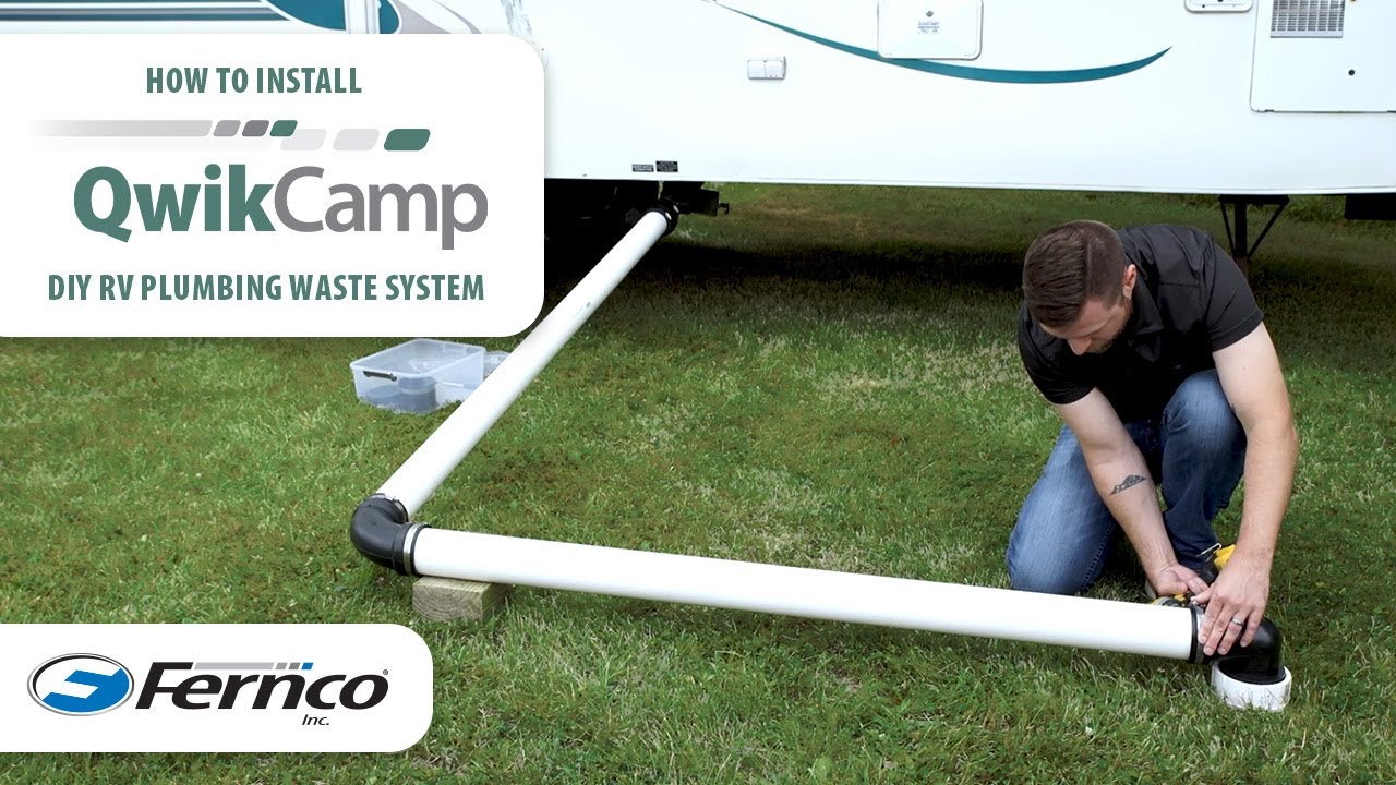 How to Plumb a PVC Drain on a Camping Season Site