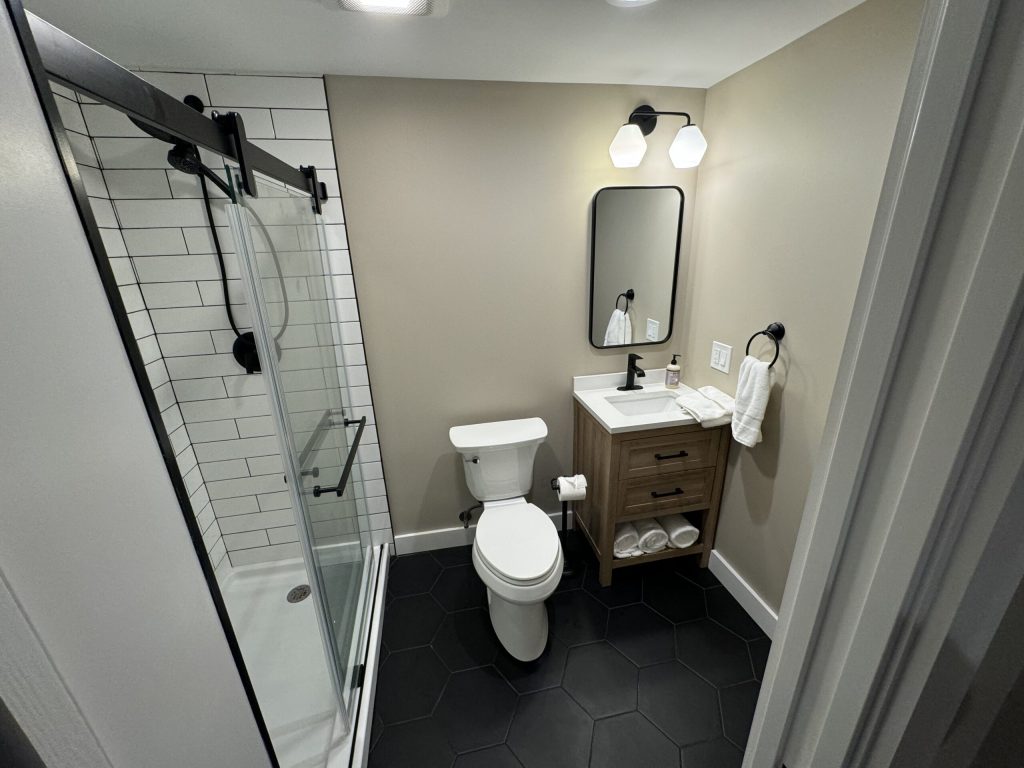 How To Plumb Shower Into 1 2 Bath In Basement