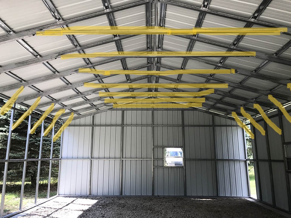 How to Plumb & Straighten Walls on a Metal Carport Building