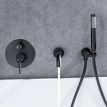 How to Plumb Tub Filler with Water Feeds from Wall