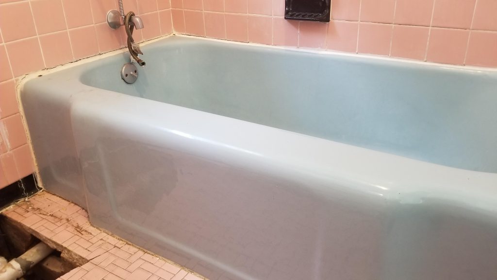 How To Remove Blue Plumbing Glue From Cast Iron Bathtub
