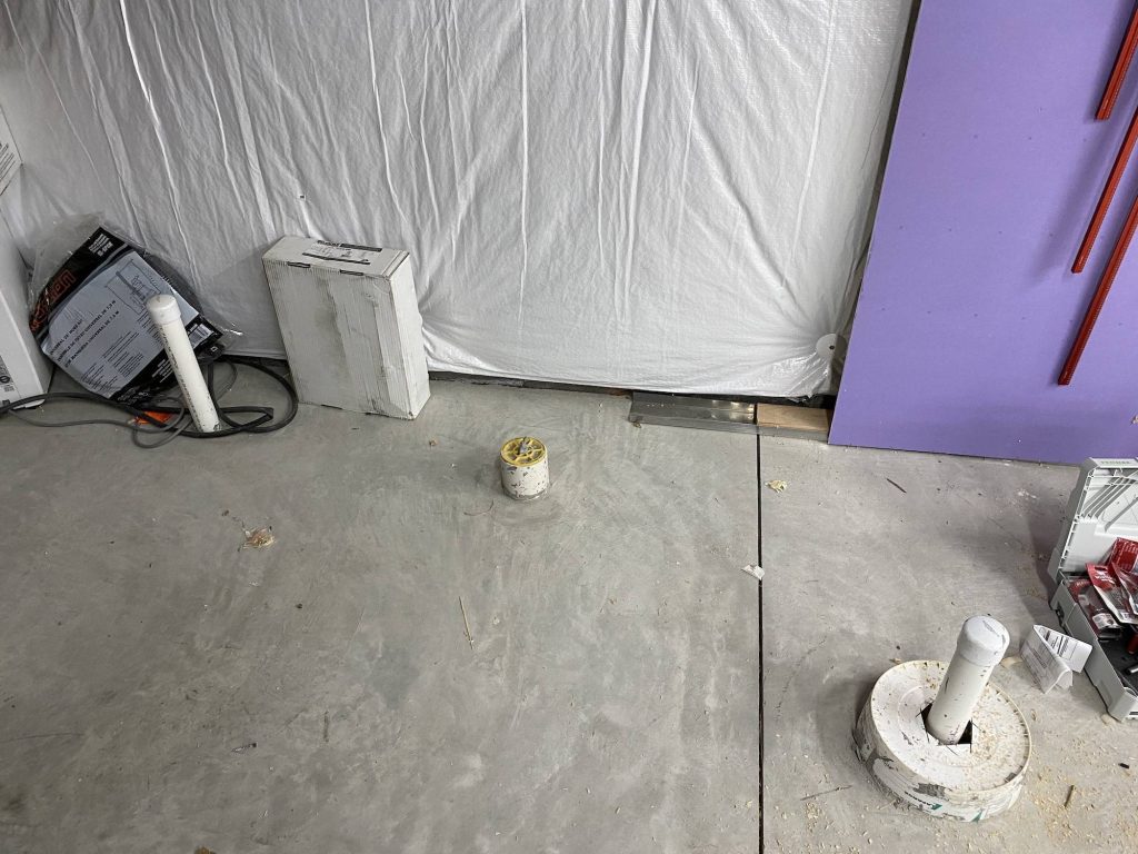 How To Remove Caps On Plumbing Stubbed Through Concrete Floor