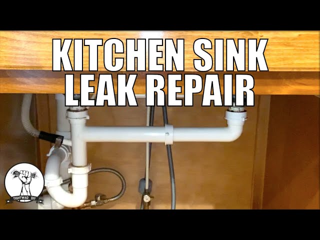 How to Repair Plumbing Leak in Kitchen Om Gulfstream Trailmaster
