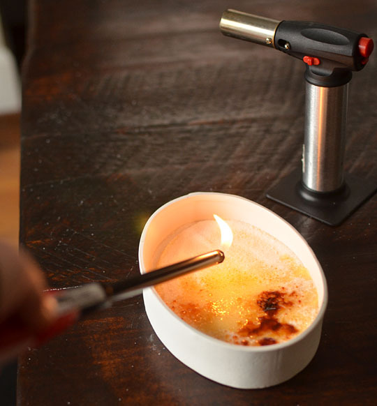 How to Use a Plumber’s Blow Torch for Crème Brûlée