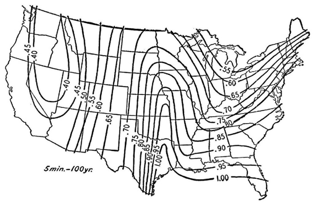 Icc Plumbing Code South Carolina 100 Year 1-Hour Rain Fall