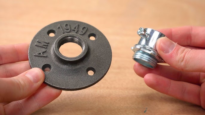 Industrial Electrical Install Dead Leg to Floor Plumbing Pipe Flange Guide