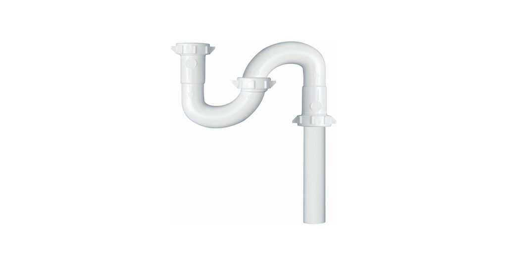 Plumb Pak 270Wk Drain S-Trap White Plastic 1.25 X 20.5-In