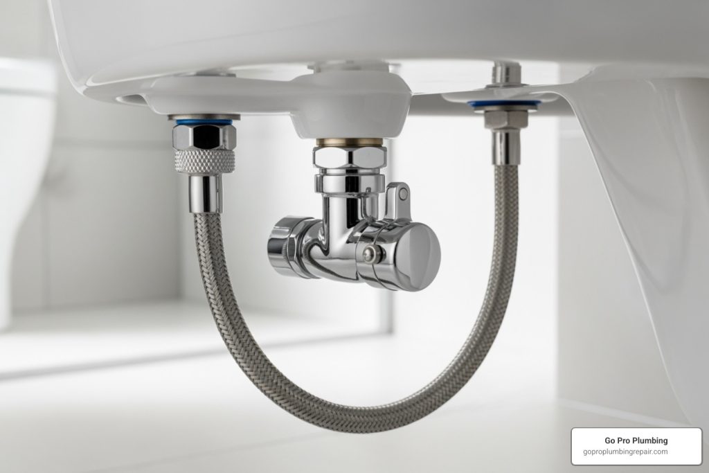 Plumber Says Angled Toilet Valve Has To Be Replaced Scam