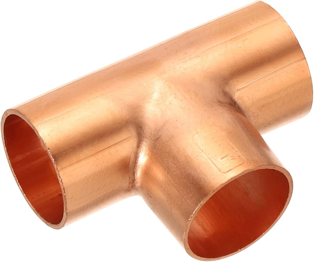 Plumbing Copper Fitting Tee Type 3 Way Elbow Pipe Fittings