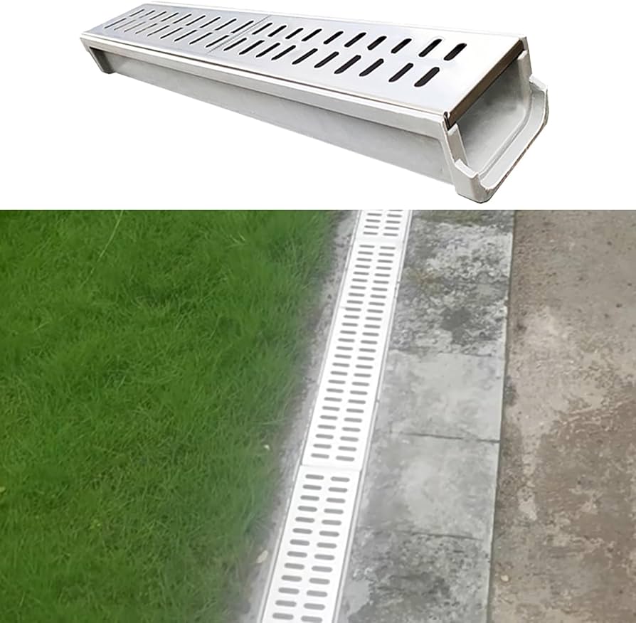 Plumbing Sewer Grating & Trough 4 X 36 X 6