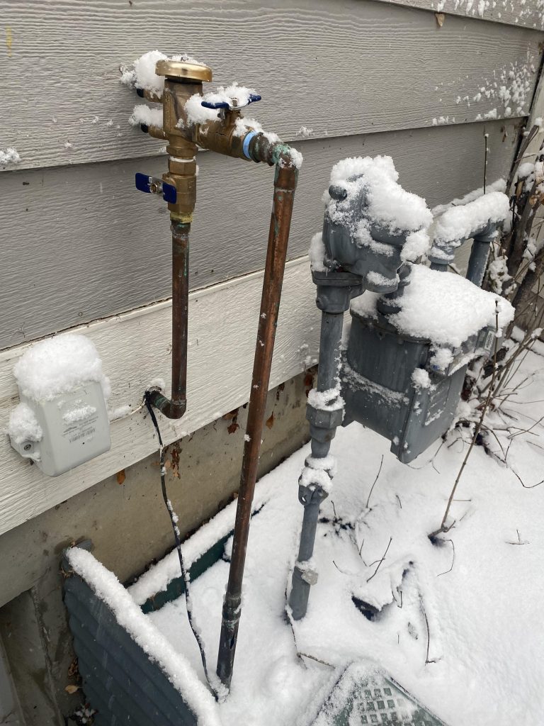 Plumbing System Did Not Hold Positive Air Pressure When Winterized