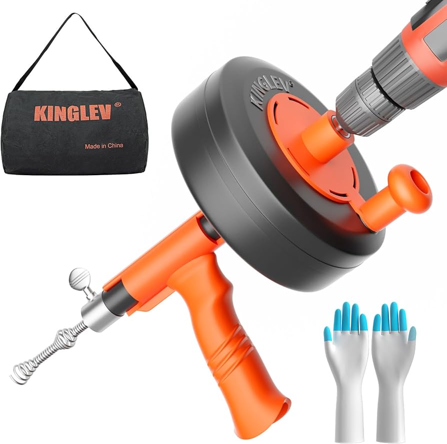 25 Ft. Drain Auger: The Ultimate Drill-Powered Clog Buster