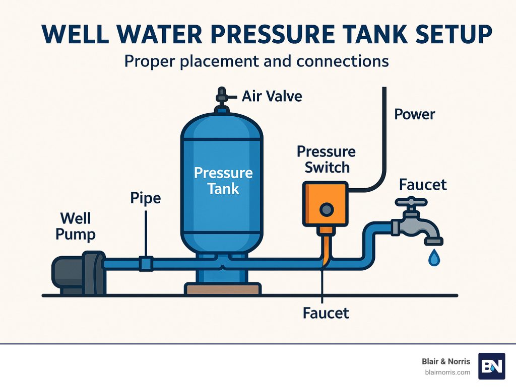 5 Hp Well Pump To Storage Tank Plumbing Diagram
