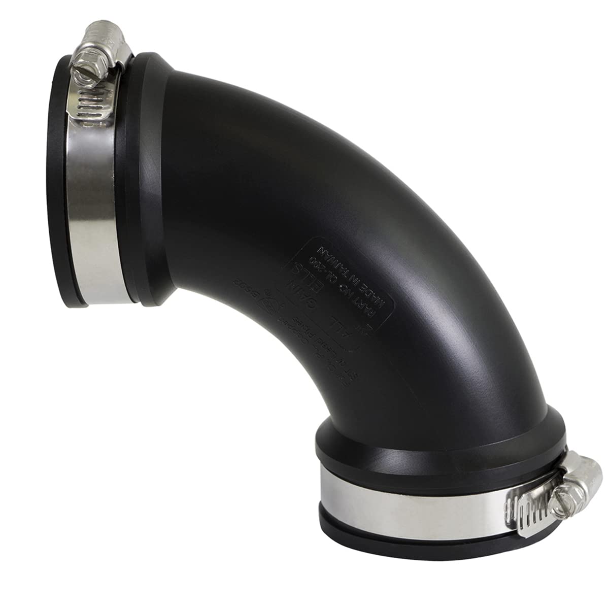 6 Inch Black Flexible Pipe Fittings Cleveland Plumbing Supply