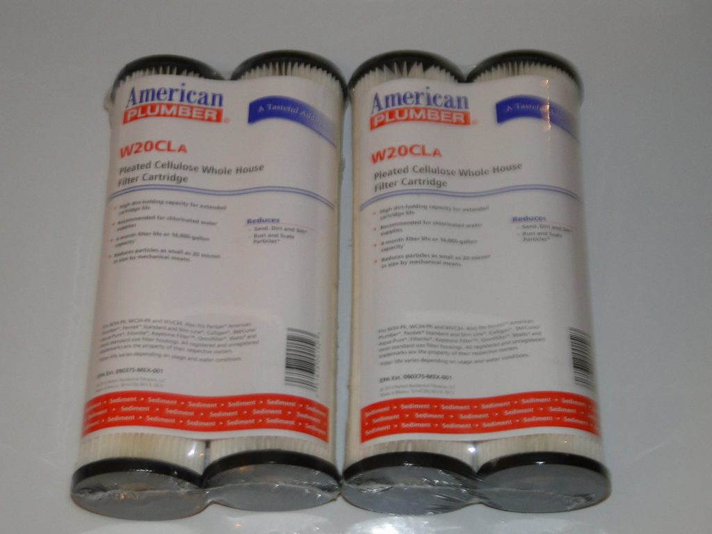 American Plumber W20Cla Whole House Sediment Filter Cartridge 2-Pack