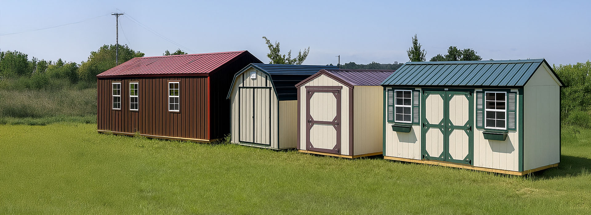 Amish Portable Buildings in Central MO: Ready for Electric & Plumbing