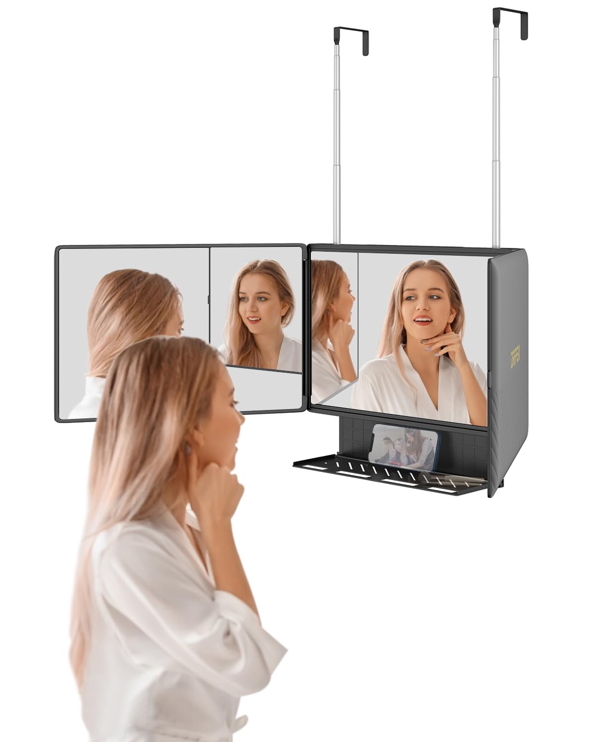 Atlas Plumbing 3 Way Wall Mirror For Cutting Hair: The Ultimate DIY Barber Setup