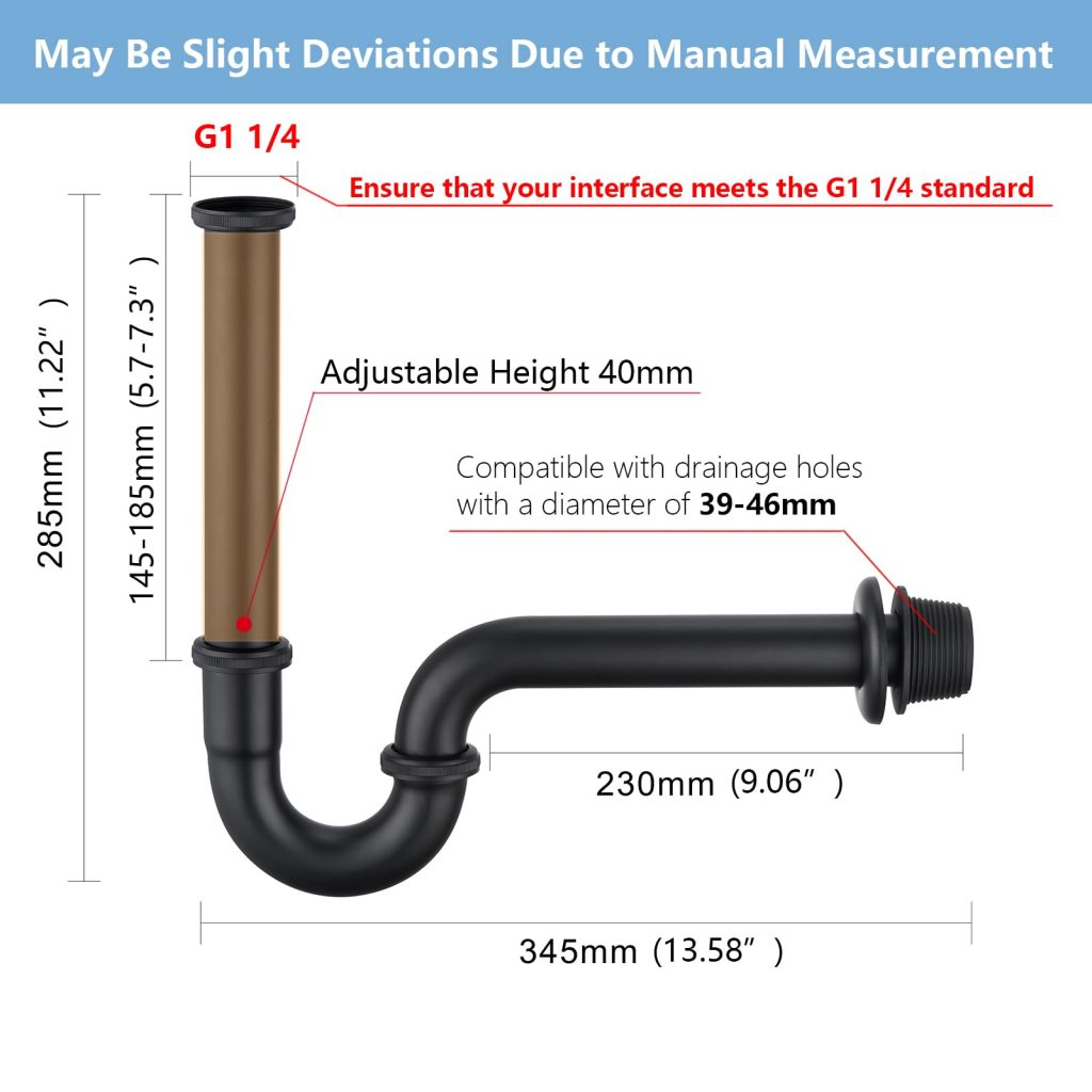 Average Height On The Plumbing Traps For Bathroom Sink