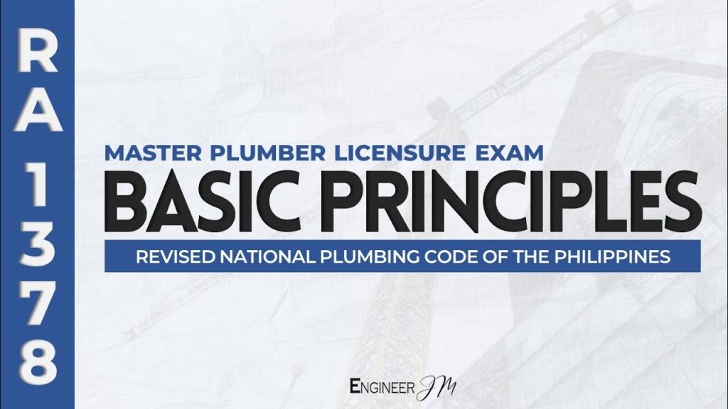 Basic Principles Of National Plumbing Code Of The Philippines