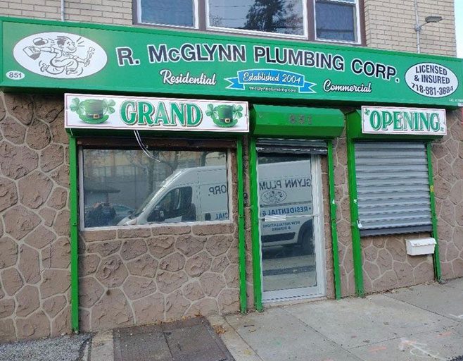R.McGlynn Plumbing: Your Trusted Staten Island Expert at 845 Castleton Ave