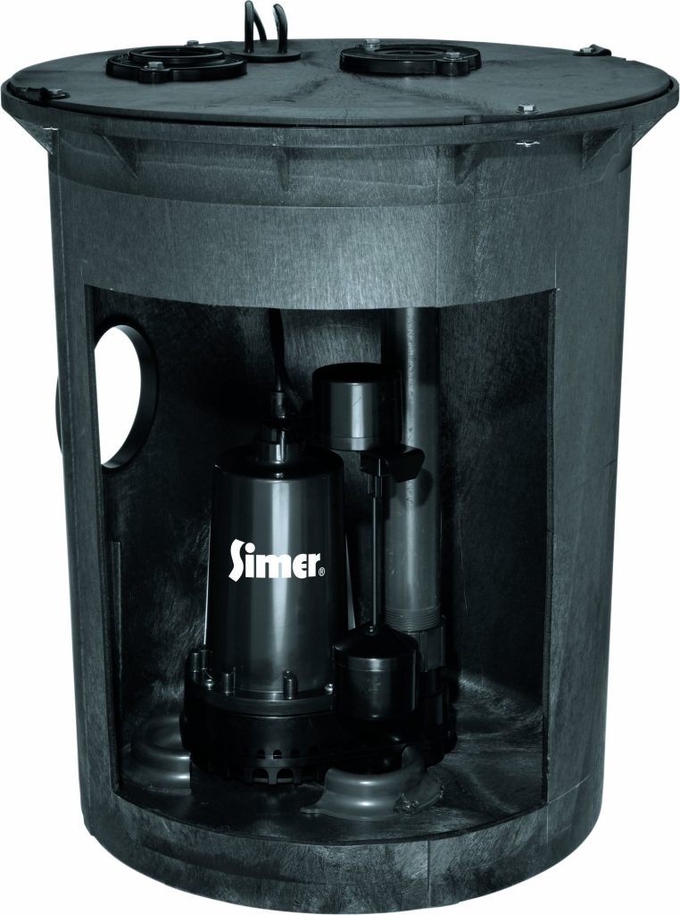 Simer 1 2 Hp Pre Plumbed Sump Basin & Pump