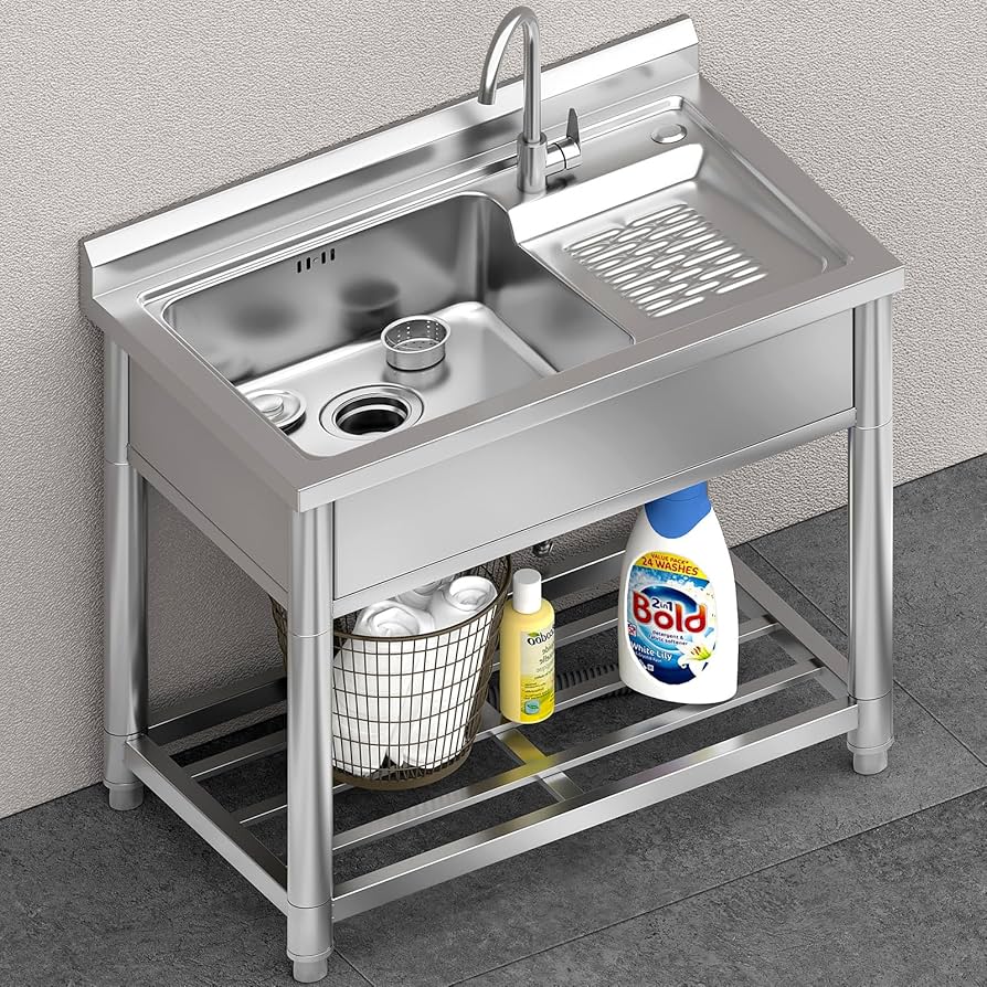 Best Freestanding Stainless Utility Sink for Laundry