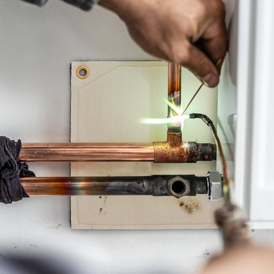 Best Way To Make A Heat Shield For Plumbing