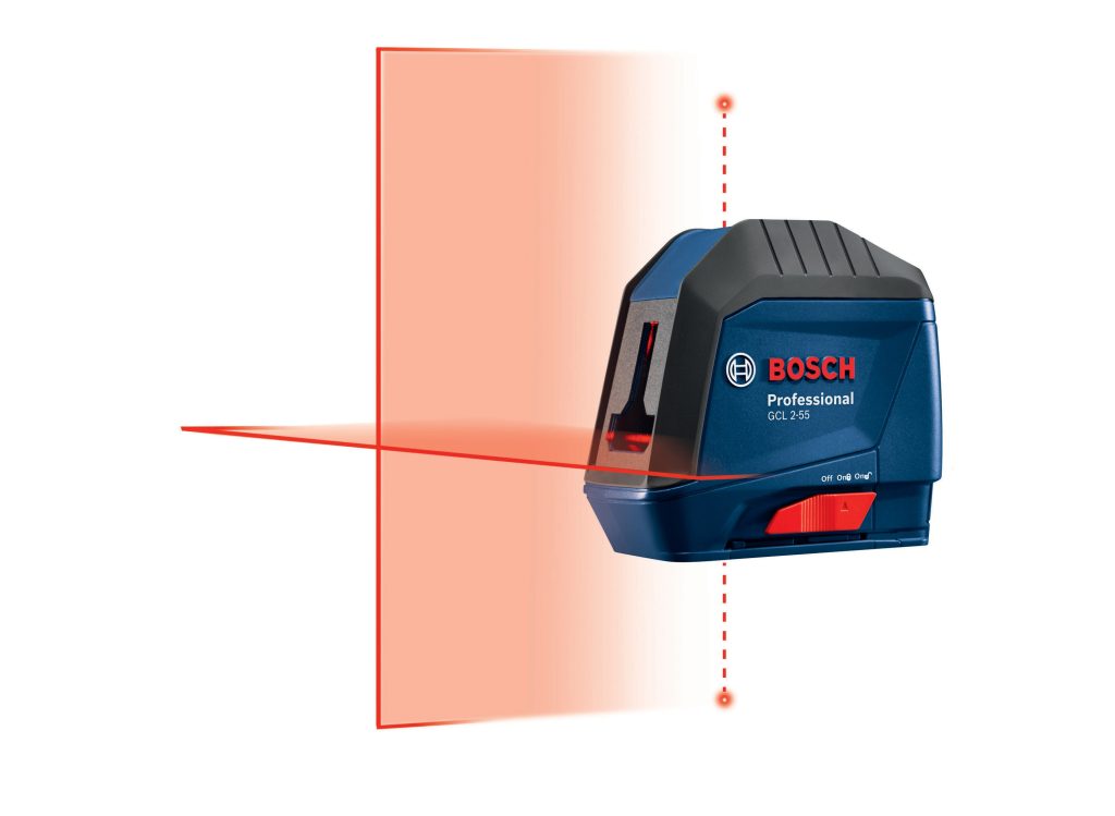 Bosch Gcl 2-55 Cross Line Laser With Plumb Points