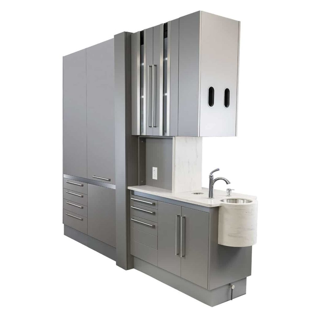 Cabinet Dental Ctr Island W Plumbing F & Rough-In