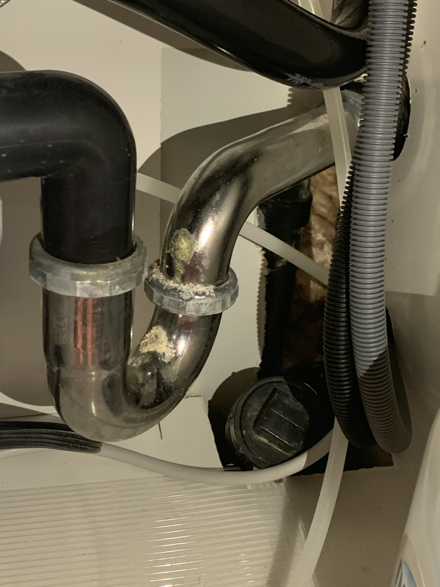 Fix Calcium Buildup On Outside Plastic Plumbing