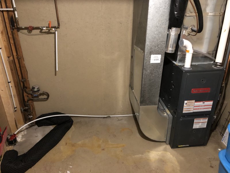 Can A Furnace Condensation Hose Be Connected To Plumbing?
