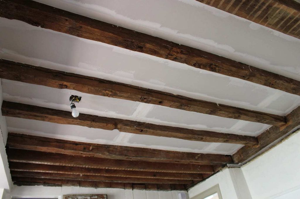 Can Drywall Mud Be Used To Plumb A Beam