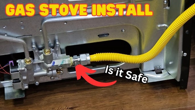 Can Plumbing Lines Be Run Behind An Electric Stove?