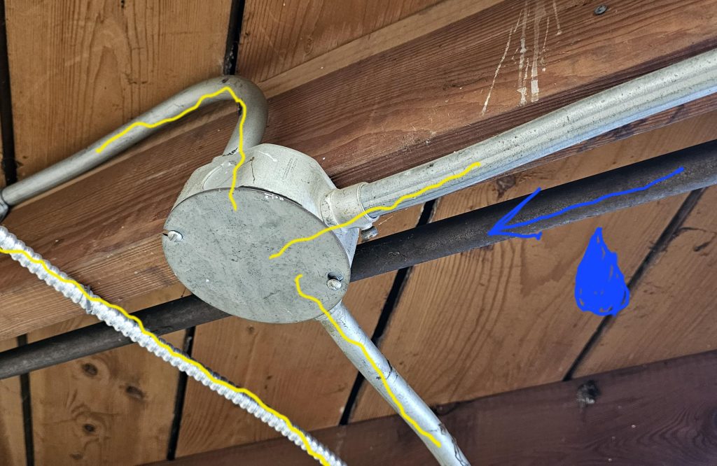 Can Plumbing Lines Be Run Below An Electrical Outlet