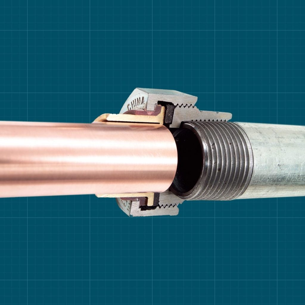 Can You Couple Galvanized To Copper Plumbing With Brass