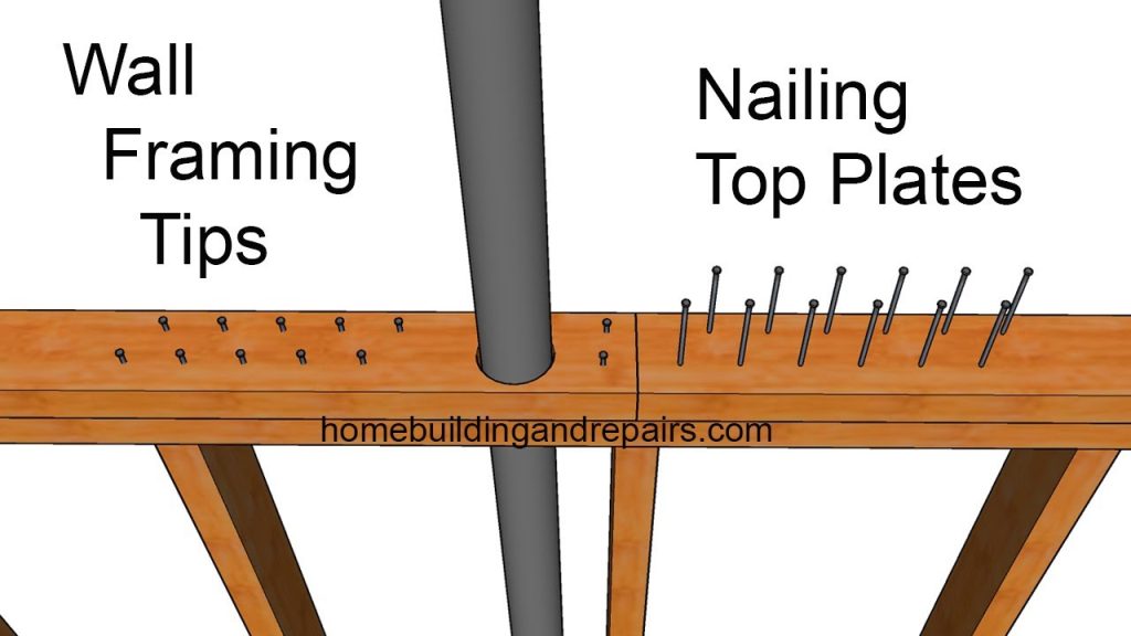 Can You Drill Through Double Top Plate For Plumbing