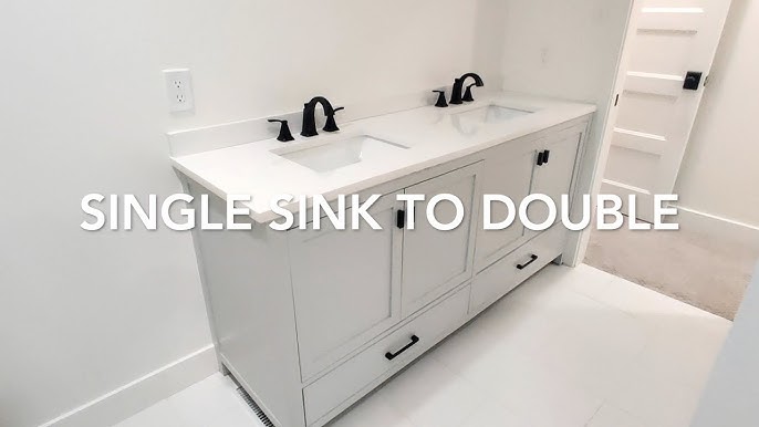 Double Vanity, One Drain? Yes, It’s Possible!