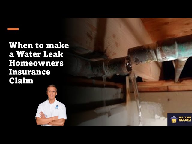 Plumbing Leak & Homeowners Insurance: Will It Pay?
