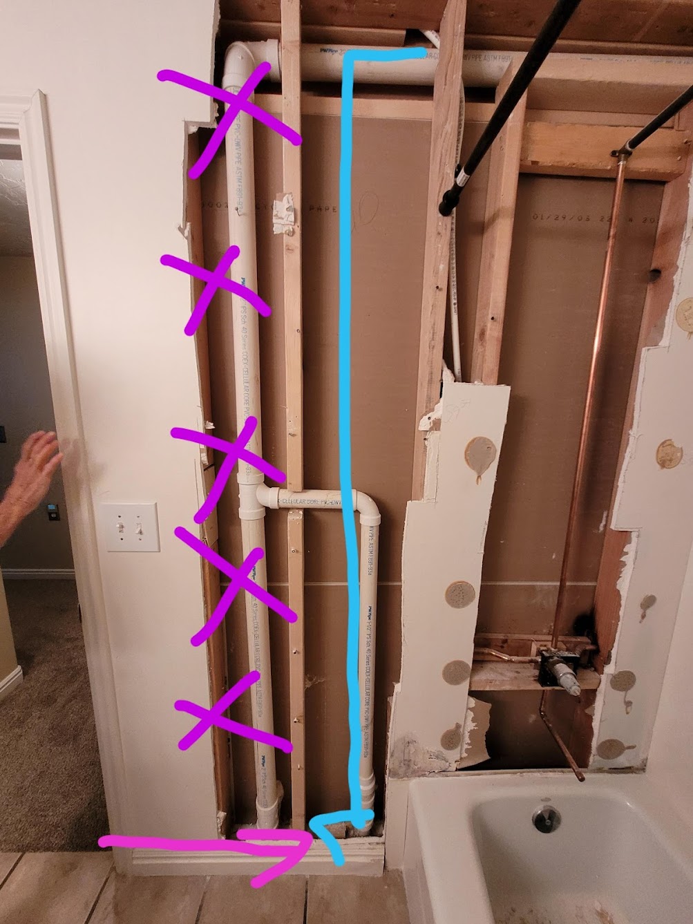 Can You Put Plumbing Vent In An Interior Wall?