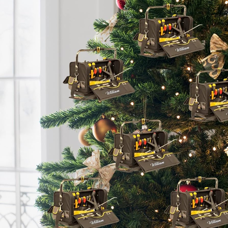 DIY Christmas Ornaments from Plumbing & Electrical Supplies