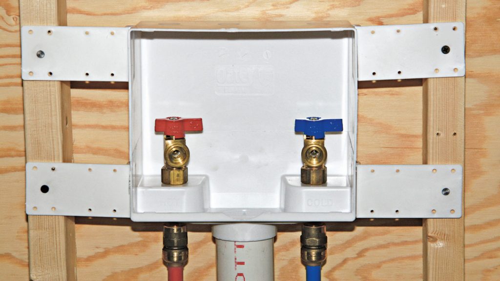 Diy Installing Washer And Dryer Hookups To Shower Plumbing