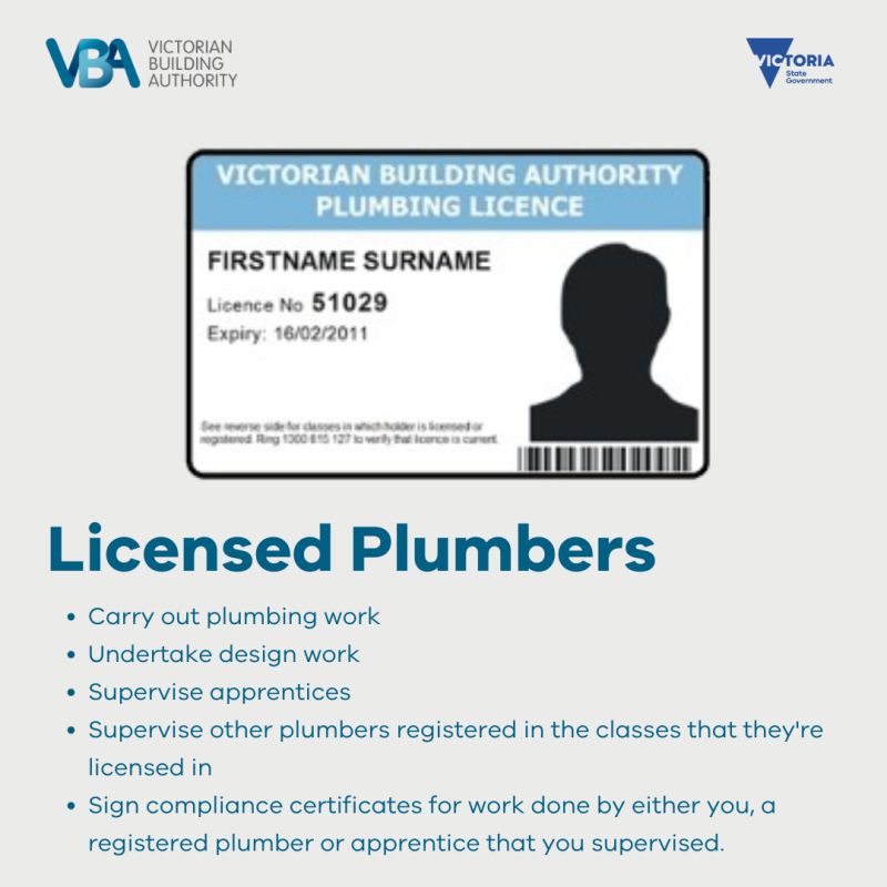 Do Tenants Have To See A Plumber License Number?