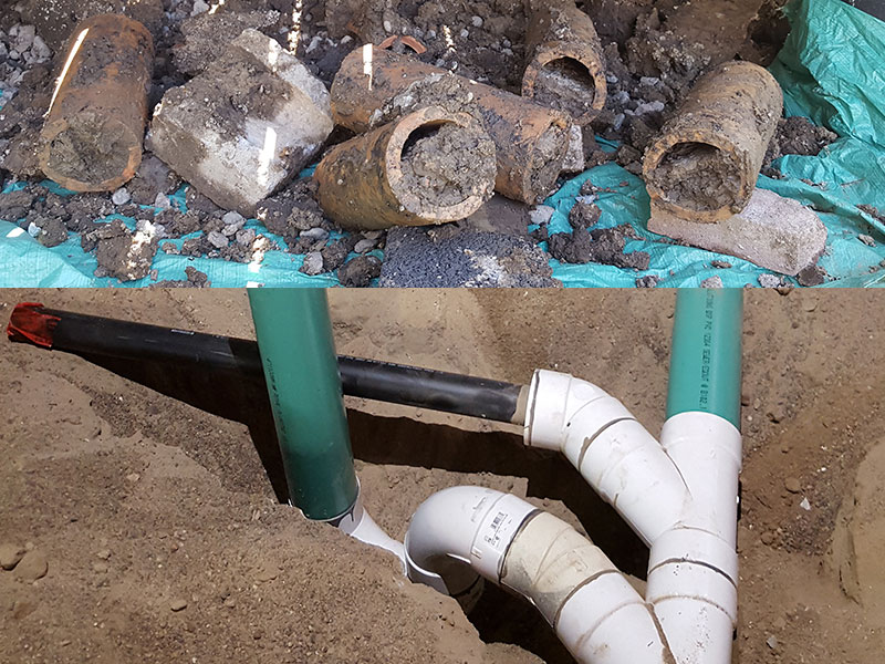 Does The Plumber Take Away The Old Clay Pipes?