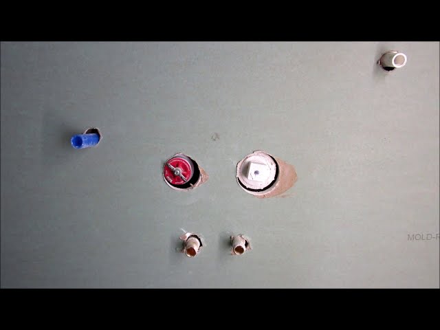 Easy Way To Mark Holes In Drywall For Plumbing