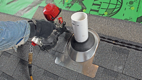 What Is Flashing Around A Plumbing Vent Pipe Called?