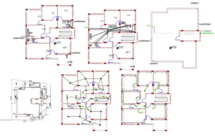 Free Download House Blueprint With MEP Plans