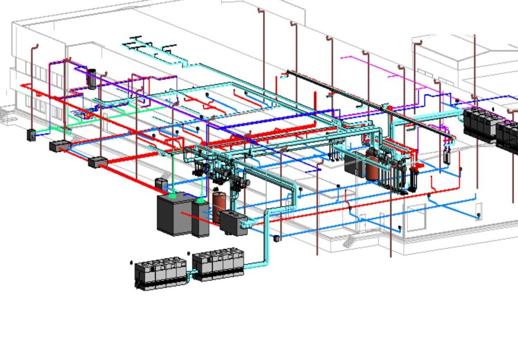 Free BIM Cutaways: Electrical, Plumbing & Heating Images