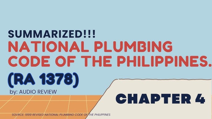 Free Revised National Plumbing Code of the Philippines PDF